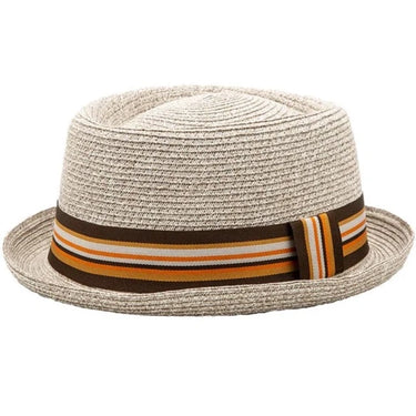 Chapeau Paille Pork Pie Gris